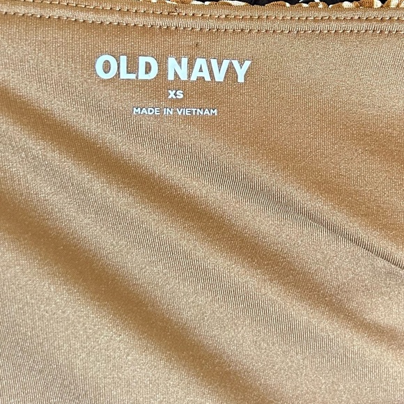 NWT Old Navy Woman’s XS Brown V-Neck Mesh Babydoll Cami Swing Top - Picture 9 of 9